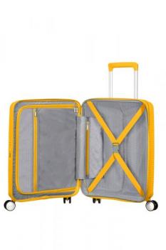 American Tourister SOUNDBOX 55/20 TSA Exp gold yel.
